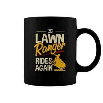 The Lawn Ranger Rides Again Lawn Mower Classic Coffee Mug | Mazezy