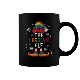 The Lesbian Elf Christmas Party Coffee Mug | Mazezy