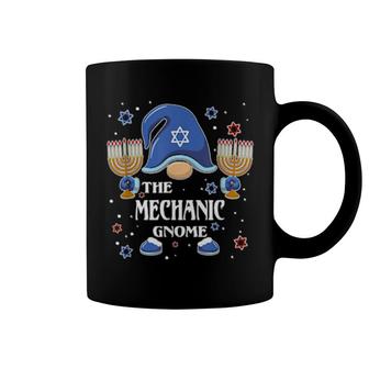 The Mechanic Gnome Hanukkah Matching Family Pajama Coffee Mug | Mazezy
