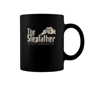 The Stepfather Officially The World's Best Man Father's Day Gift Fist Bump Coffee Mug | Mazezy