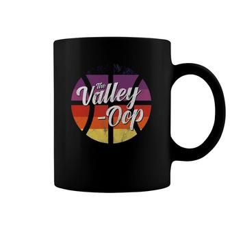 The Valley Oop Phoenix Basketball Retro Sunset Basketball Coffee Mug | Mazezy