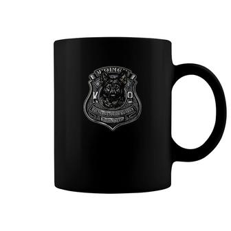 Thin Blue Line Law Enforcement Gear For Men Law Enforcement Coffee Mug | Mazezy