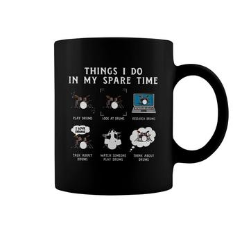 Things I Do In My Spare Time Guitar Coffee Mug | Mazezy