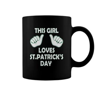 This Girl Loves Saint Patricks Day Coffee Mug | Mazezy UK