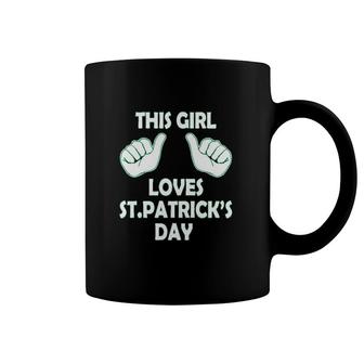 This Girl Loves St Patricks Day Coffee Mug | Mazezy