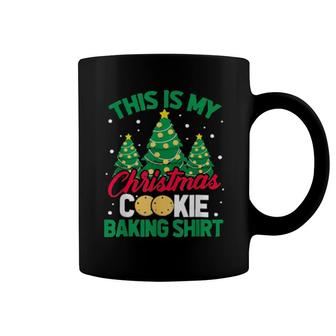 This Is My Christmas Cookie Baking Xmas Tree Holiday Coffee Mug | Mazezy