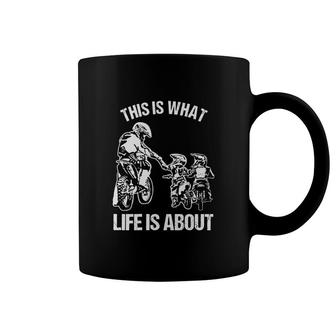 This Is What Life Is About Dad And Son Coffee Mug | Mazezy