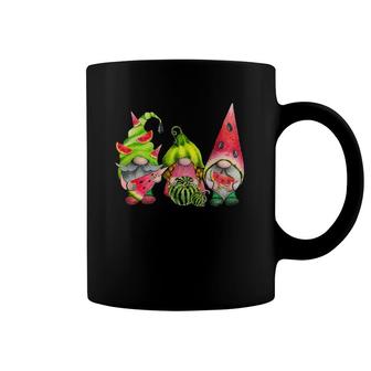 Three Watermelon Garden Gnomes Tomte Swedish Scandinavian Coffee Mug | Mazezy