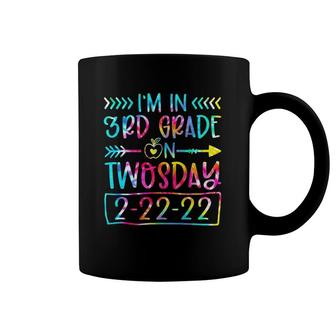 Tie Dye I'm In 3Rd Grade On Twosday 22222 Teacher 2S Day Coffee Mug | Mazezy