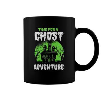Time For Ghost Adventure Paranormal Ghost Hunter Coffee Mug | Mazezy