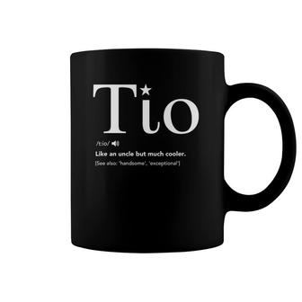 Tio Definition Funny Father's Day Gift For Spanish Uncle Coffee Mug | Mazezy