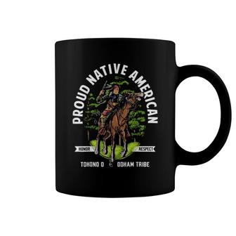 Tohono O’Odham Tribe Native American Horseback Tohono O’Odha Coffee Mug | Mazezy