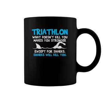 Triathlon - Funny Swimming Sports Triathlete Gift Coffee Mug | Mazezy