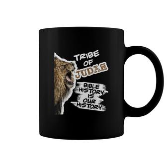 Tribe Judah Lion Heritage Torah Coffee Mug | Mazezy