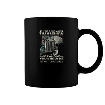 Truck Drivers You Know Me Classic Coffee Mug | Mazezy