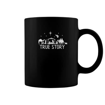 True Story Nativity Christmas Christian Jesus Son God Coffee Mug - Thegiftio UK
