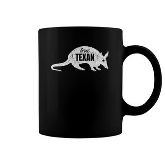 True Texan Armadillo Star Vintage Texas Resident Coffee Mug | Mazezy CA