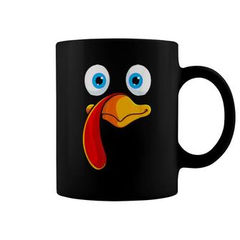 Turkey Face Thanksgiving Costume Toddler Boys Coffee Mug | Mazezy