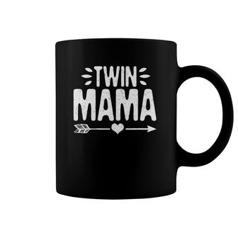 Twin Mama Mothers Day Mom Of Twins Pajama Mother Of Twins Pj Coffee Mug | Mazezy