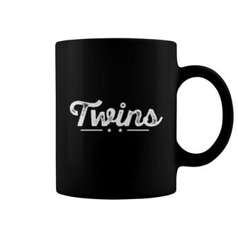 Twins Brothers Sisters Vintage Coffee Mug | Mazezy
