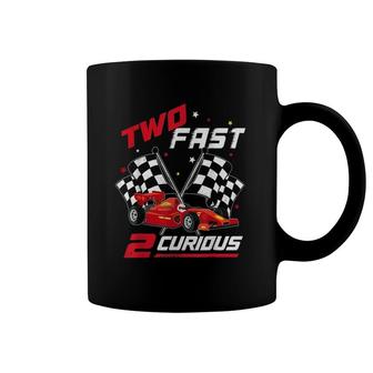 Two Fast 2 Curious Birthday Decorations 2Nd Bday 2022 Ver2 Coffee Mug | Mazezy