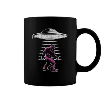 Ufo Cryptid Sasquatch Alien Yeti Cryptozoology Bigfoot Coffee Mug | Mazezy