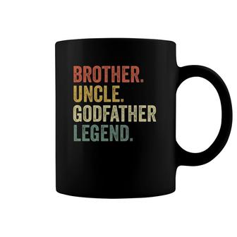 Uncle Godfather Gifts From Godchild Nephew Niece Vintage Coffee Mug | Mazezy