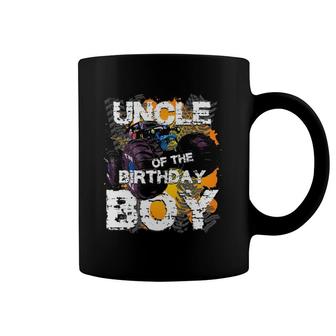 Uncle Of The Birthday Boy Monster Truck Matching Family Coffee Mug | Mazezy