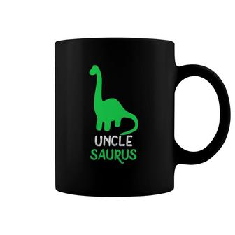 Uncle Saurus Funny Dinosaur Unclesaurus Gift Father's Day Coffee Mug | Mazezy