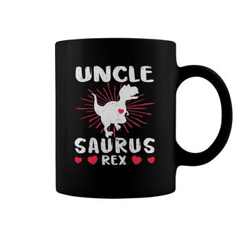 Unclesaurus Uncle Saurus Rex Dinosaur Heart Love Coffee Mug | Mazezy AU