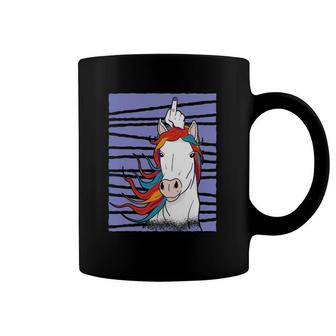 Unicorn Middle Finger Gift Coffee Mug | Mazezy