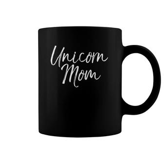 Unicorn Mom Cute Mother Of Unicorn Girls Coffee Mug | Mazezy