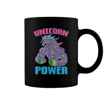 Unicorn Power Gewichtheben Bodybuilding Fitnessstudio Coffee Mug | Mazezy