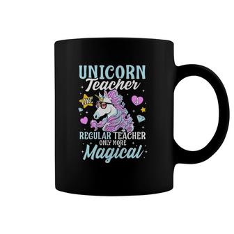 Unicorn Teacher Back To School Cute Magic Teacher Coffee Mug | Mazezy