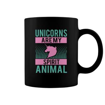 Unicorns Are My Spirit Animal Coffee Mug | Mazezy