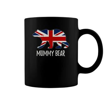 United Kingdom Flag Bear British Mama Coffee Mug | Mazezy