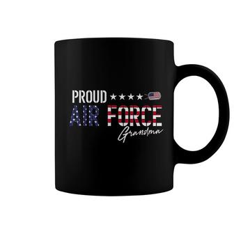 Us Flag Proud Air Force Grandma Coffee Mug | Mazezy