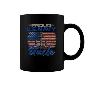 Us Navy Proud Uncle - Proud Us Navy Uncle For Veteran Day Coffee Mug | Mazezy