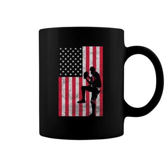 Usa American Flag Baseball Red White Blue 4Th Of July Top Coffee Mug | Mazezy CA