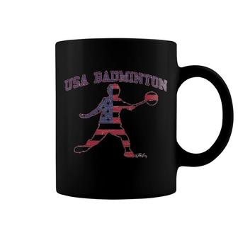 Usa Badminton Best Gift Idea Coffee Mug | Mazezy