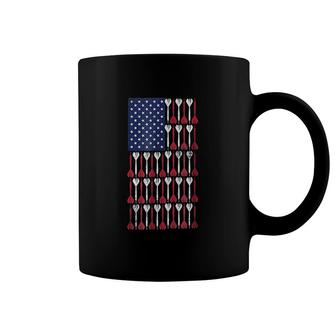 Usa Flag Darts Coffee Mug | Mazezy