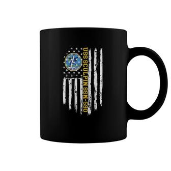 Uss Sculpin Ssn 590 American Flag Coffee Mug | Mazezy