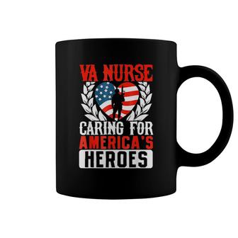 Va Nurse Americas Heros Merica Us Flag Patriot Veterans Day Tee Coffee Mug | Mazezy