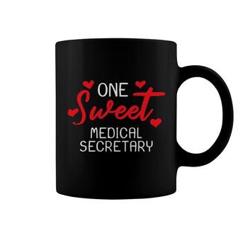Valentines Day Medical Secretary Sweet Heart Gift Coffee Mug | Mazezy