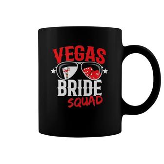 Vegas Bachelorette Party Married In Vegas Bride Squad Coffee Mug | Mazezy