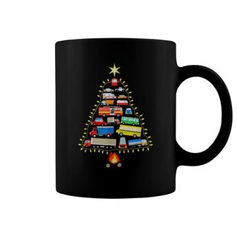 Vehicles Christmas Tree Merry Christmas Coffee Mug | Mazezy