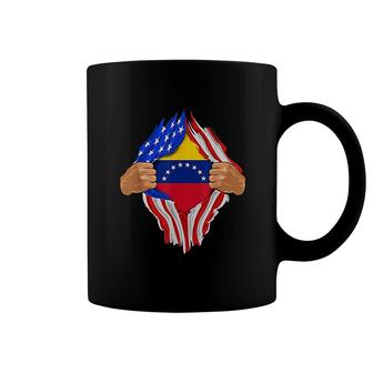 Venezuelan Blood Inside Me Venezuela Flag Gift Coffee Mug - Thegiftio