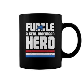 Veteran 365 Funcle Real American Hero Tee Father's Day Uncle Coffee Mug | Mazezy