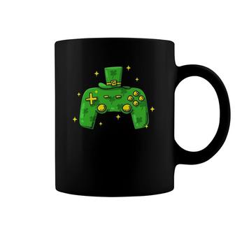 Video Games Controller Irish Men St Patrick's Day Gamer Boys Coffee Mug | Mazezy