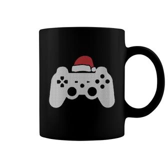 Videogame Controller Santa Hat Christmas Gaming Xmas Gamer Coffee Mug | Mazezy